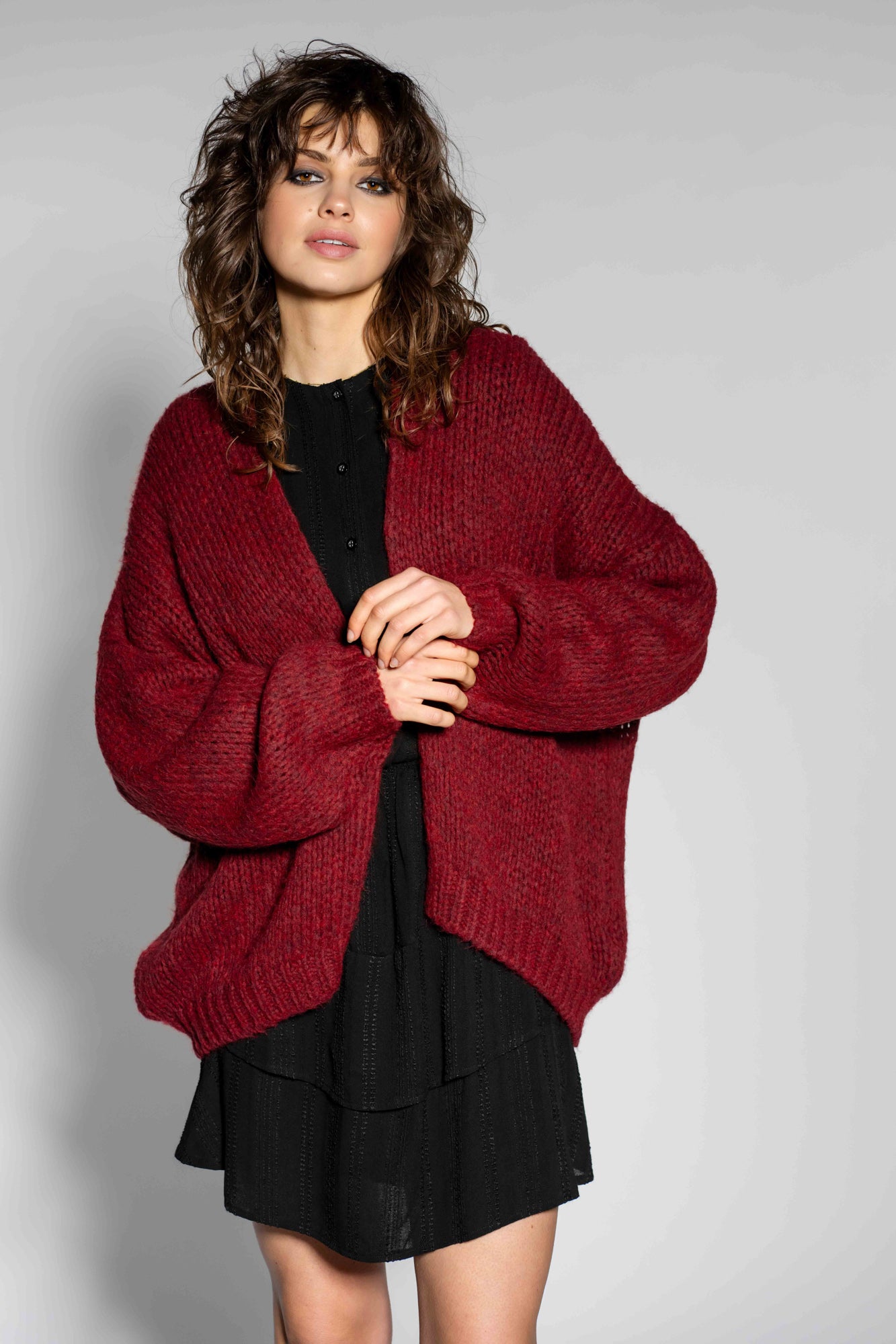 Cardigan Stella | Burgundy