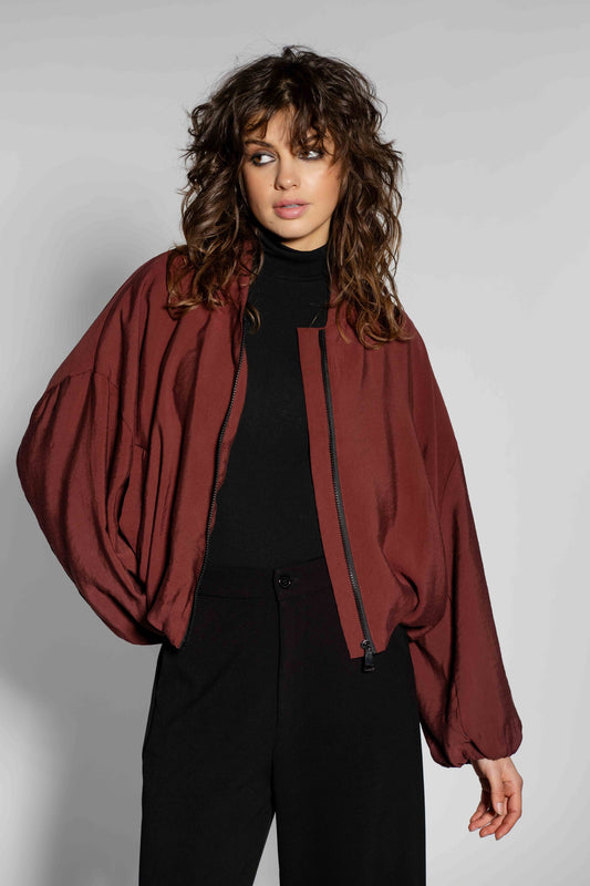 Bomber Massie | Burgundy
