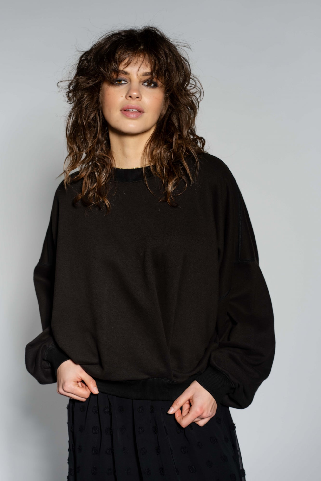Sweatshirt Marta | Schwarz