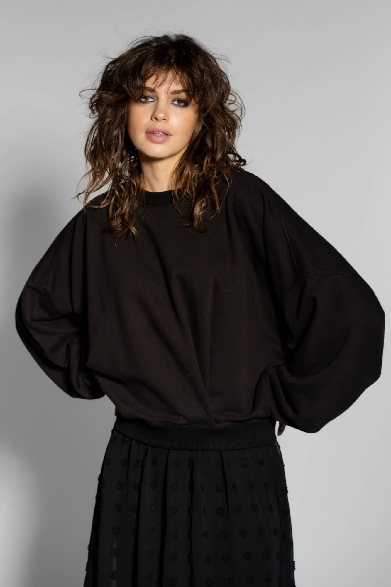 Sweatshirt Marta | Schwarz