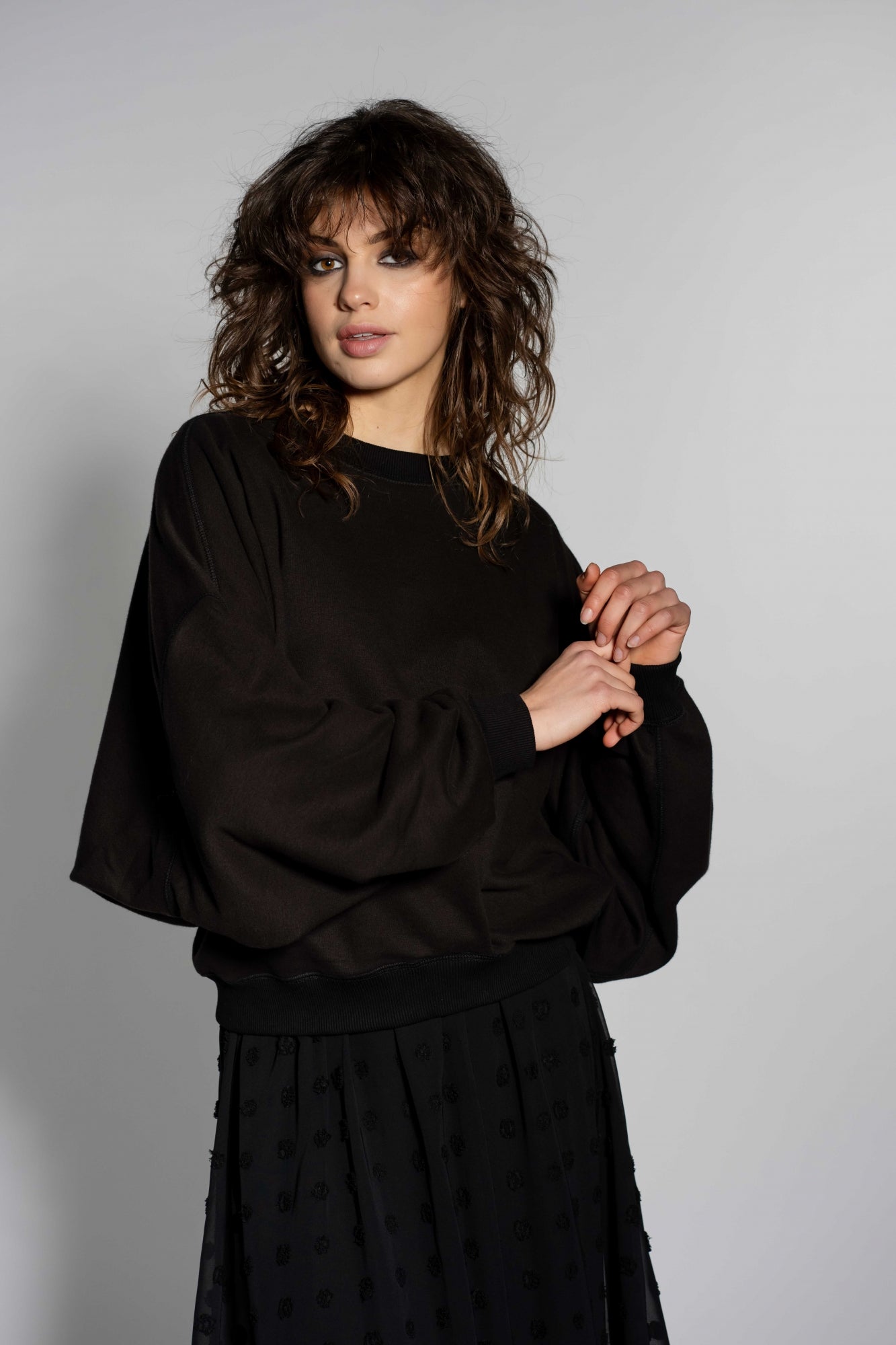 Sweatshirt Marta | Schwarz