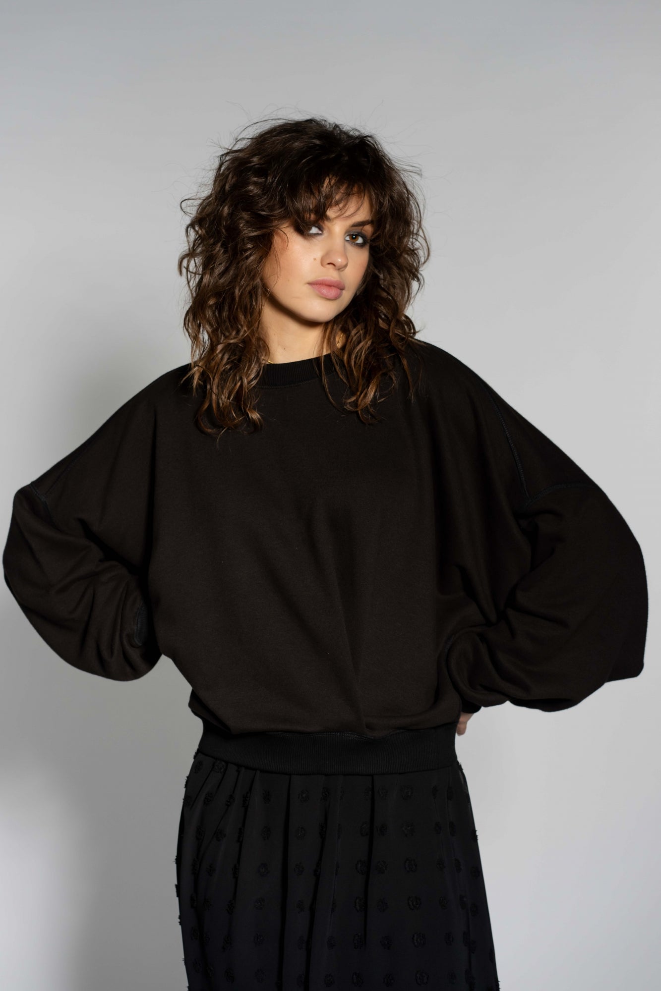 Sweatshirt Marta | Schwarz
