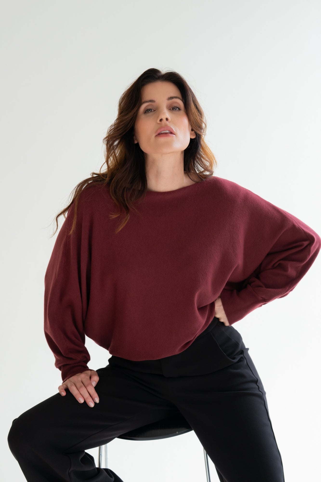 Pullover Jolie | Burgund