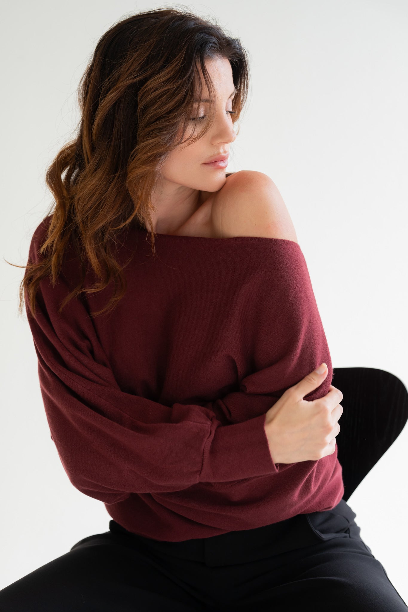 Pullover Jolie | Burgund
