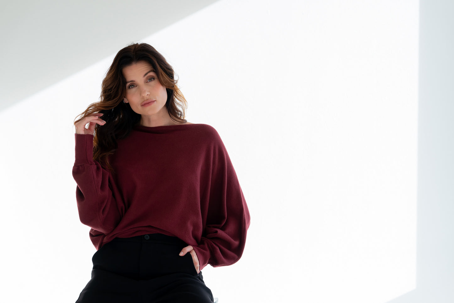 Pullover Jolie | Burgund