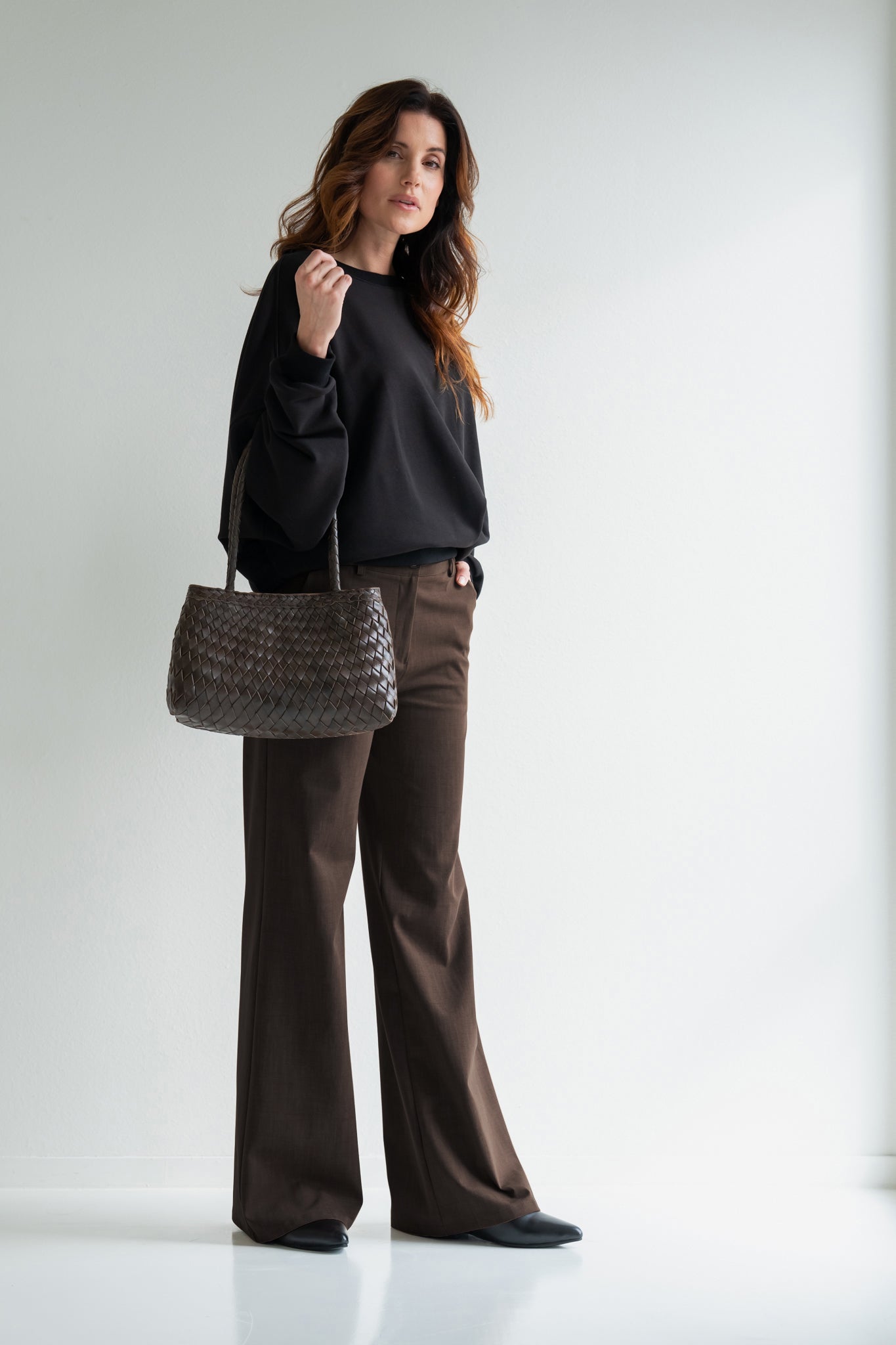 Braided bag | D.brown