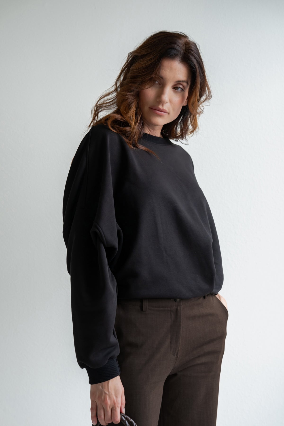 Sweatshirt Marta | Schwarz