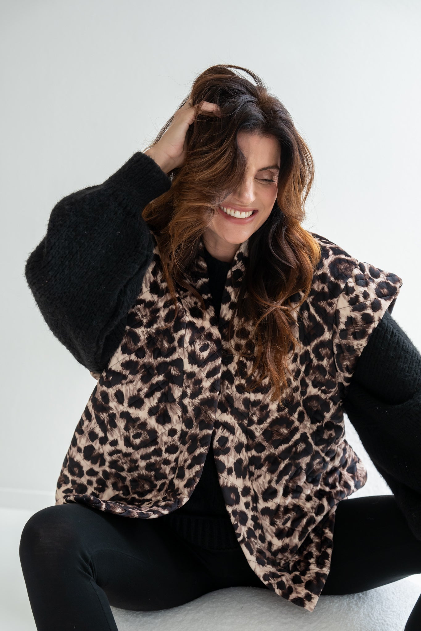 Twiggy Bodywarmer | Leopard