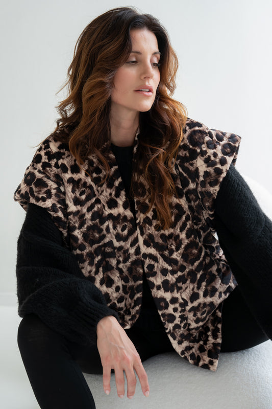 Bodywarmer Twiggy | Leopard