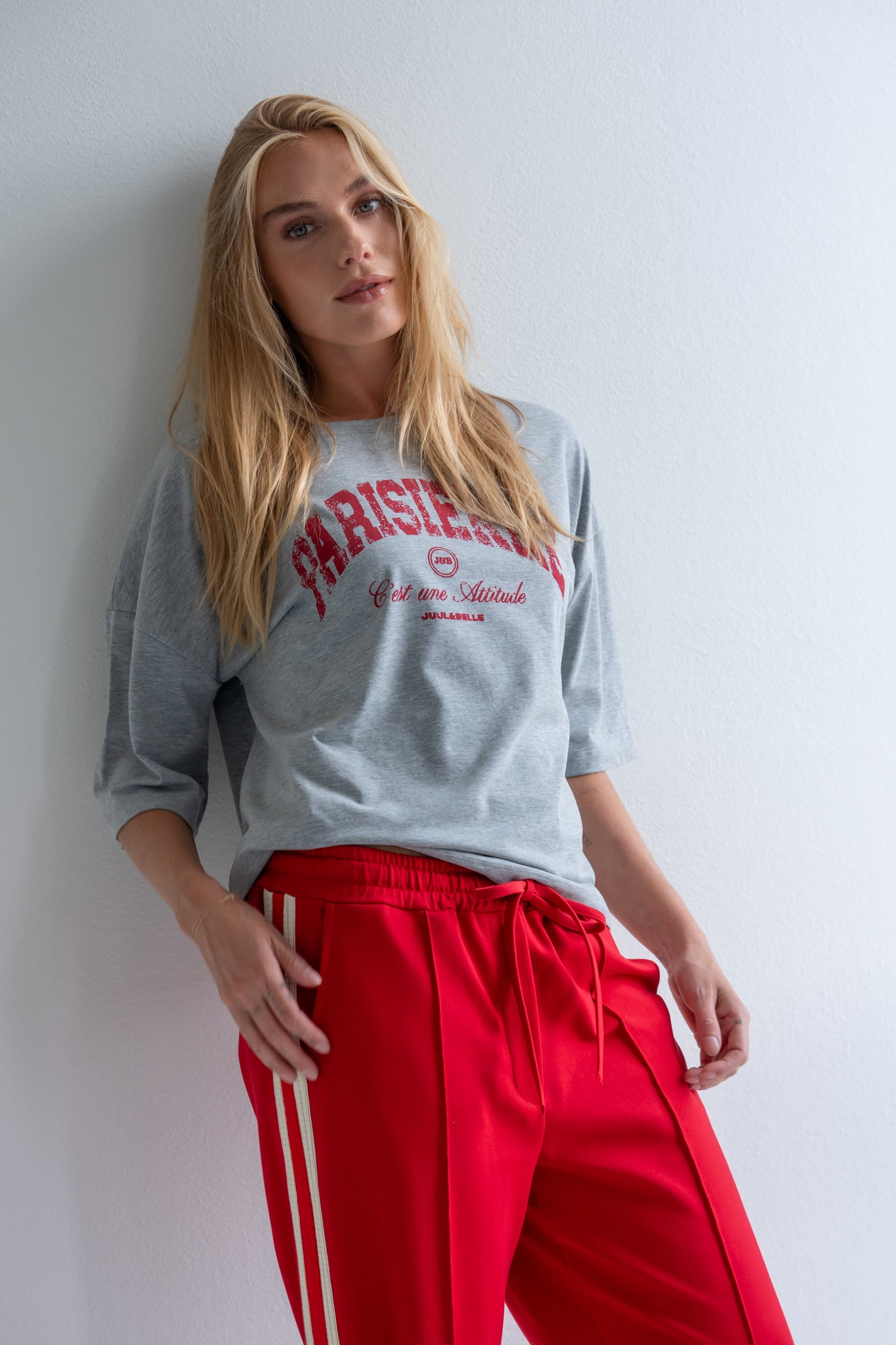 Tee Parisienne | Grey melee