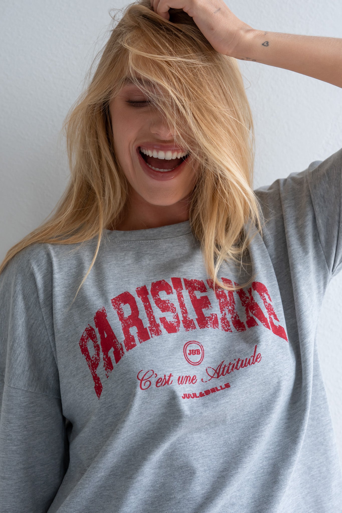 Tee Parisienne | Grey melee