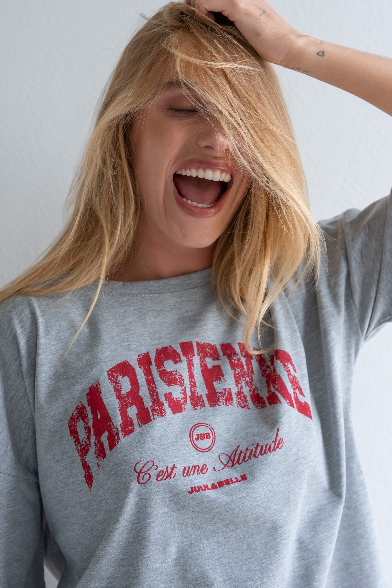 Tee Parisienne | Grey melee