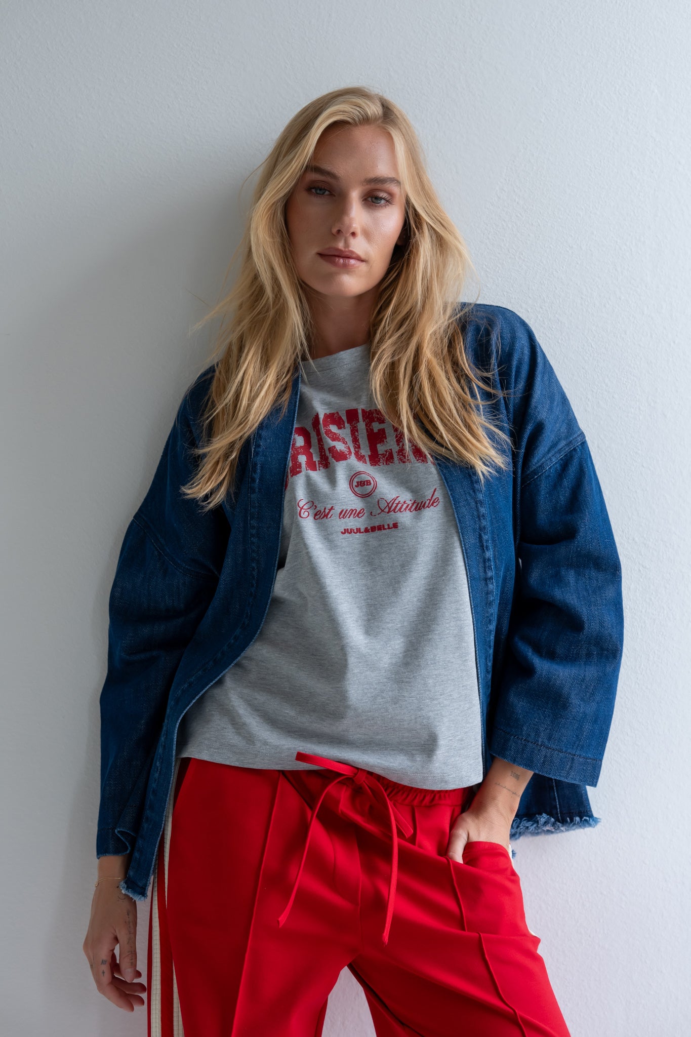 Tee Parisienne | Grey melee