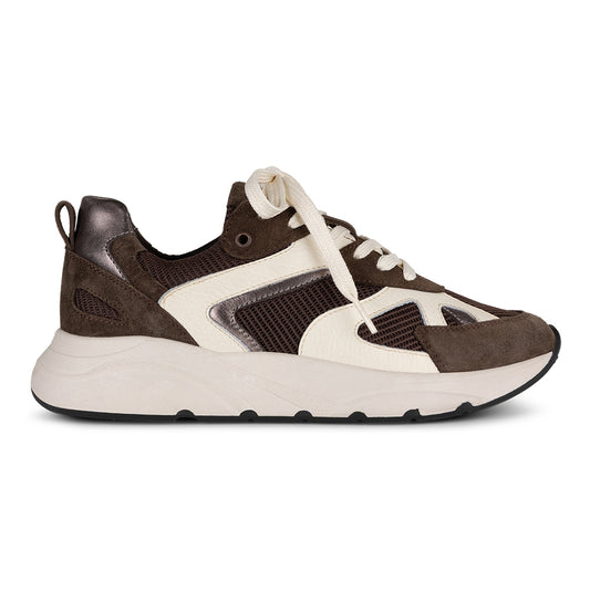 Sneaker New York | D.brown / Ecru