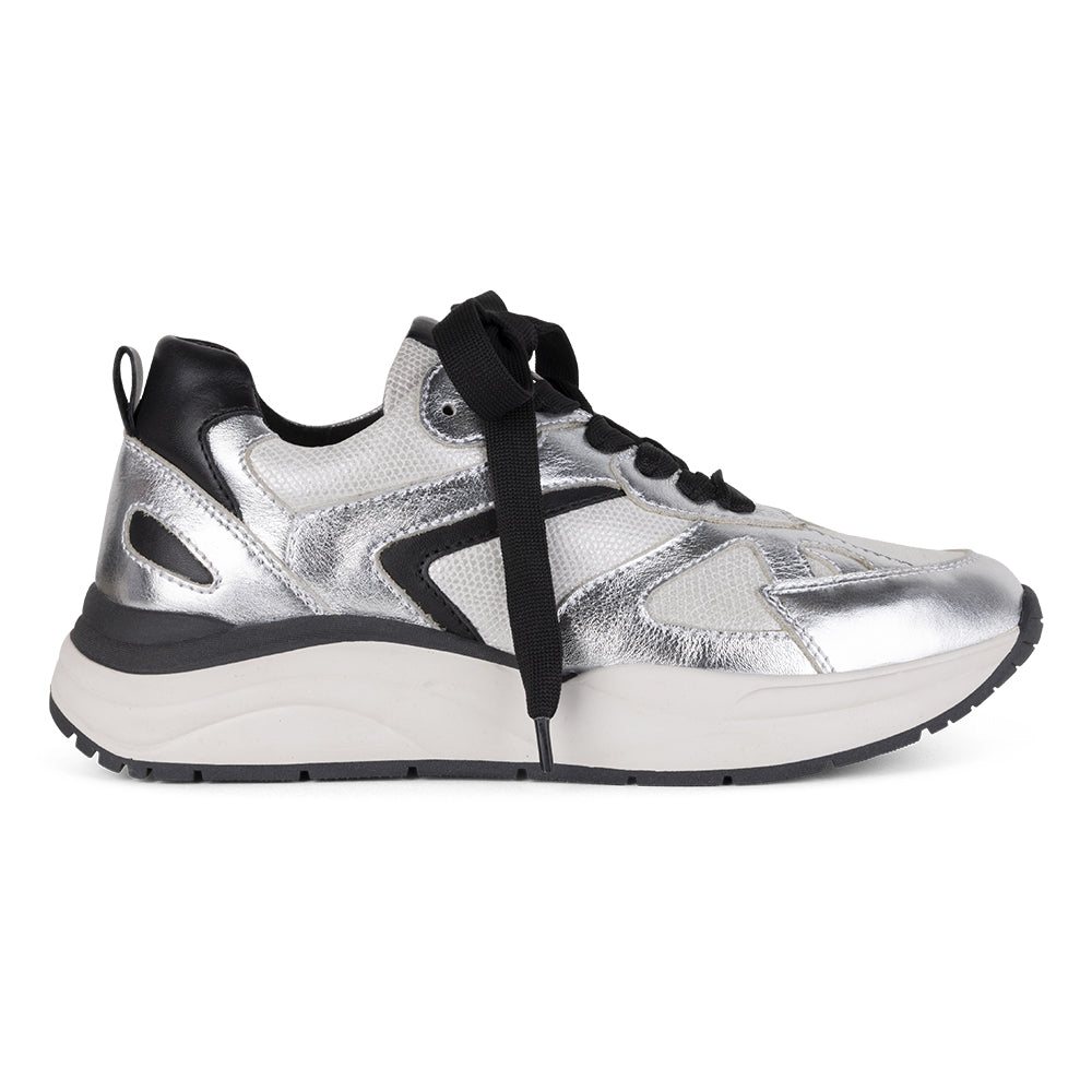 Sneaker Diane | Silber/Schwarz
