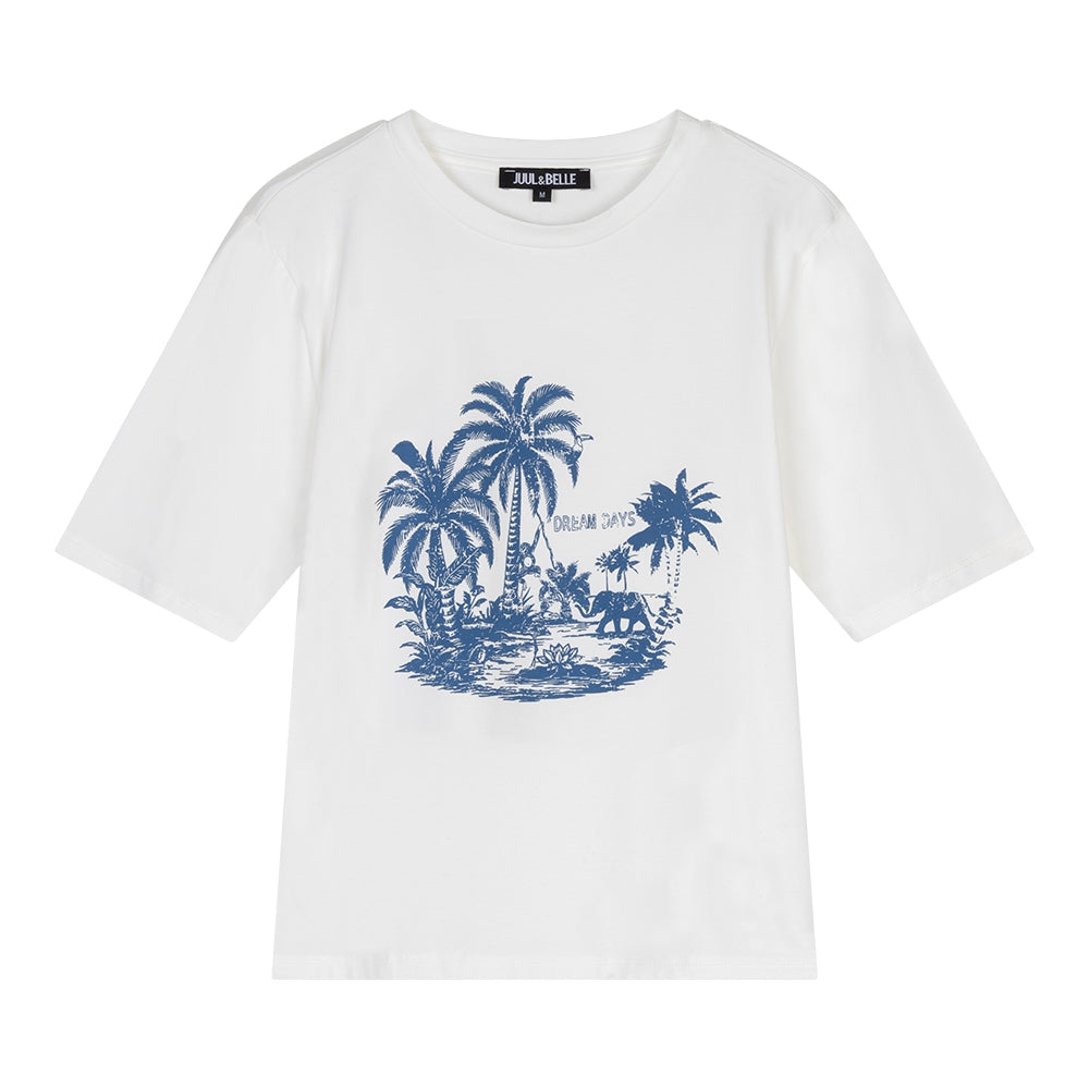Tee Noa | White / Jeans
