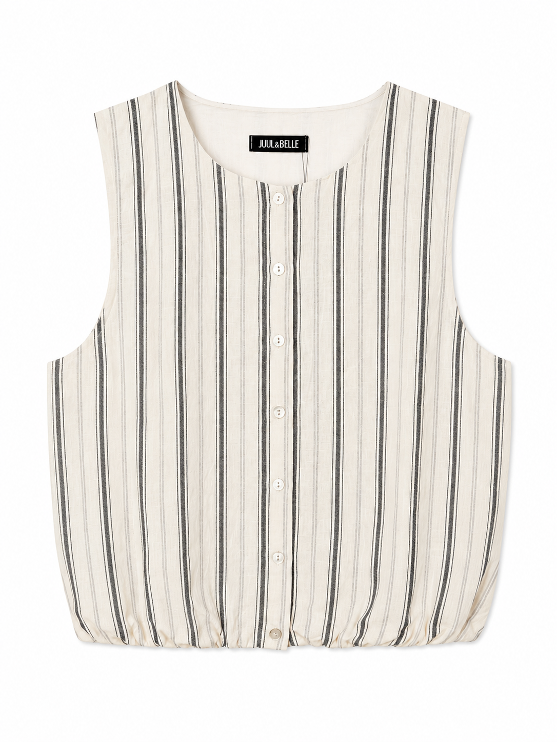 Blouse Yara | Ecru / Grey