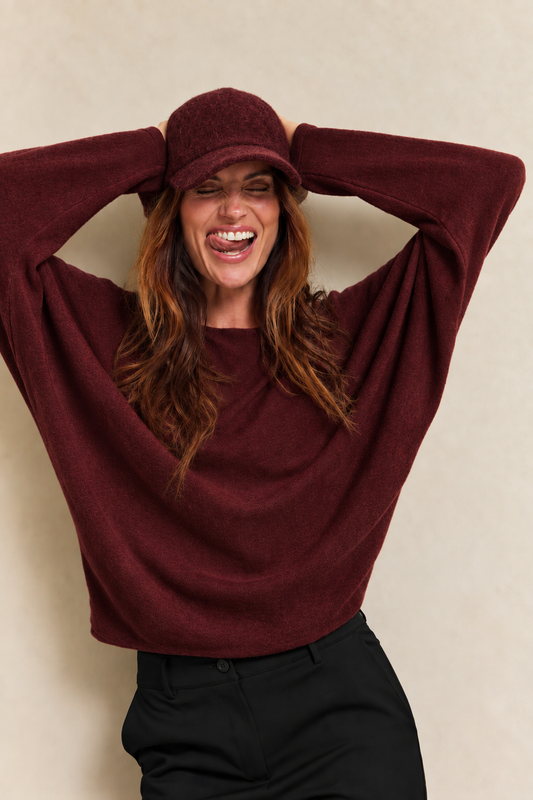 Pull Jolie | Burgundy