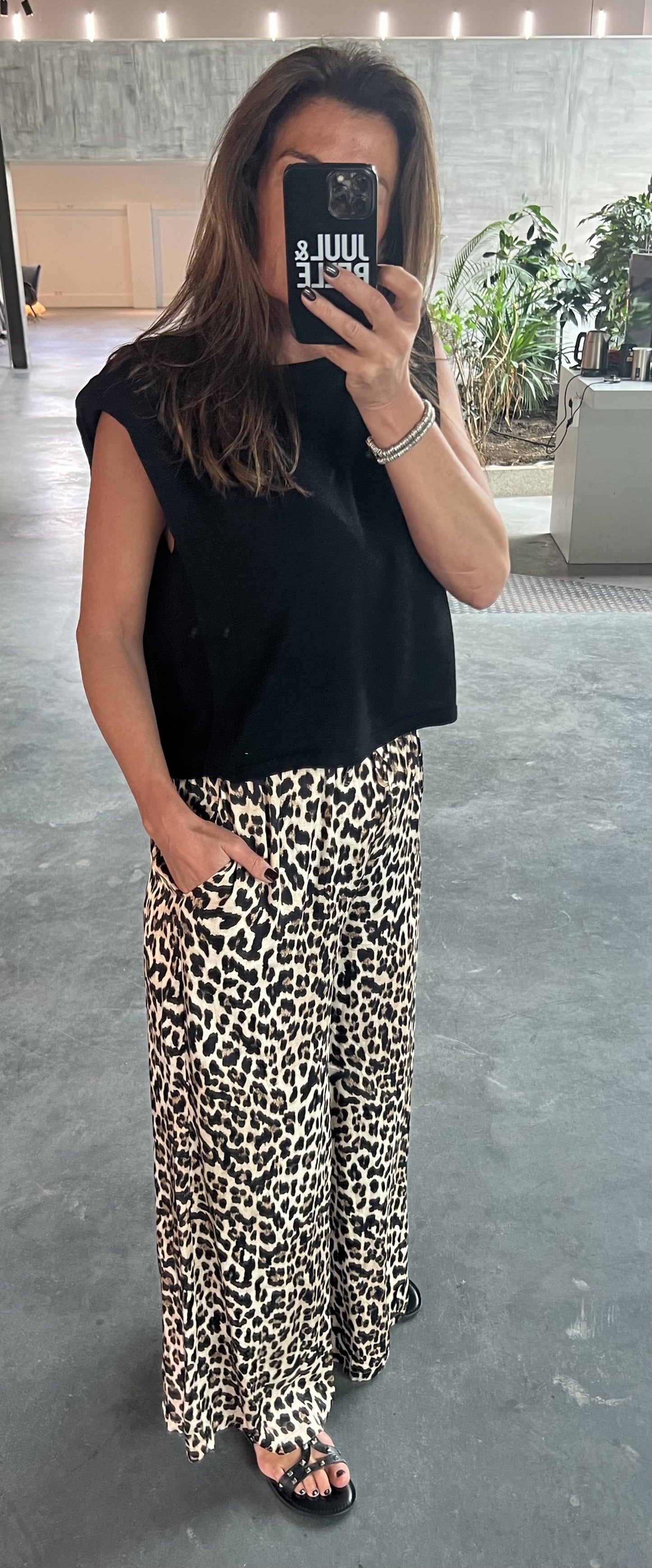 Pants Claudia | Leopard beige