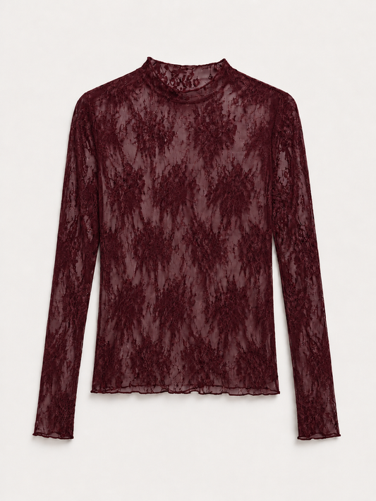Top Lace | Burgundy