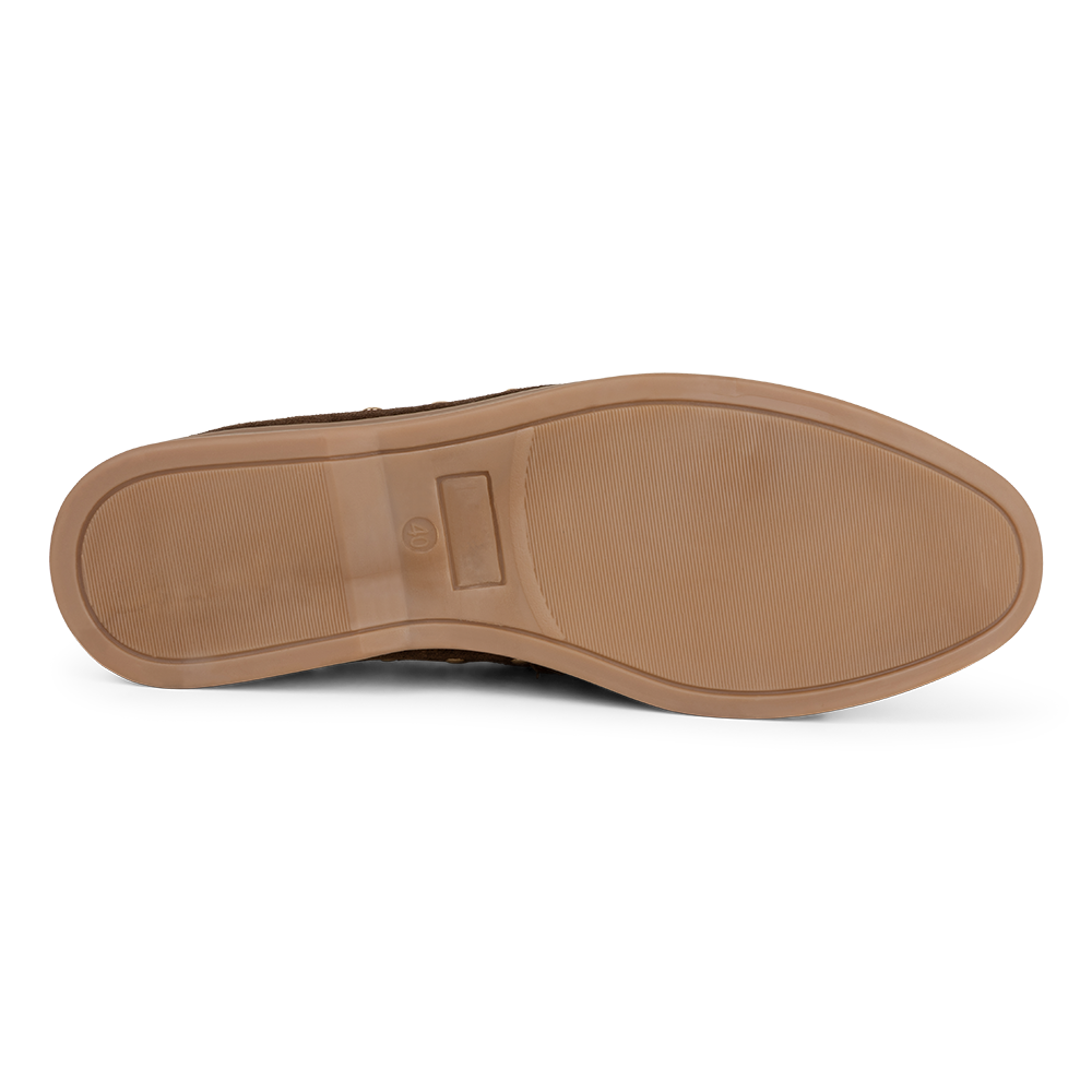 Mocassin  studs | Soft Brown