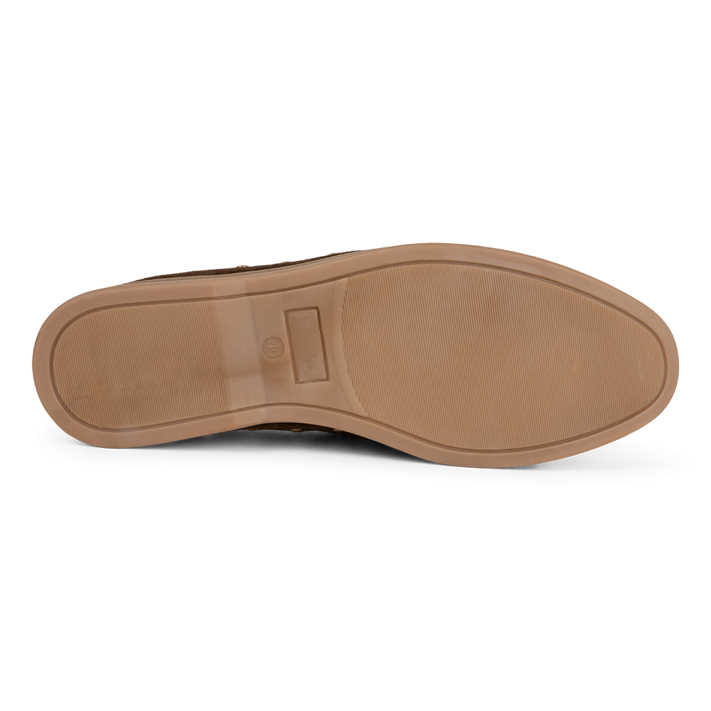 Mocassin  studs | Soft Brown