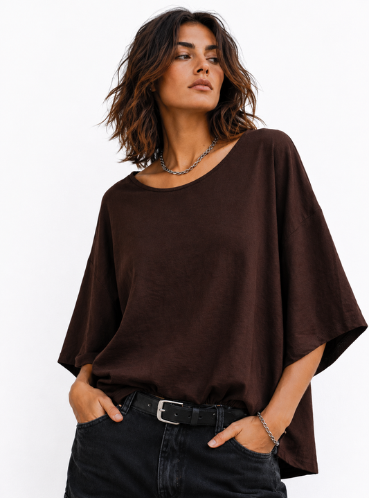Mocha top | D.brown