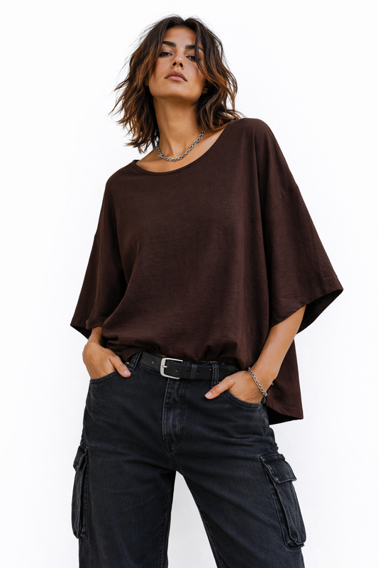 Mocha top | D.brown