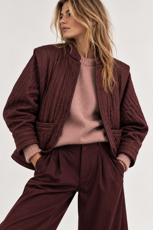 Jacket Noa | Burgundy