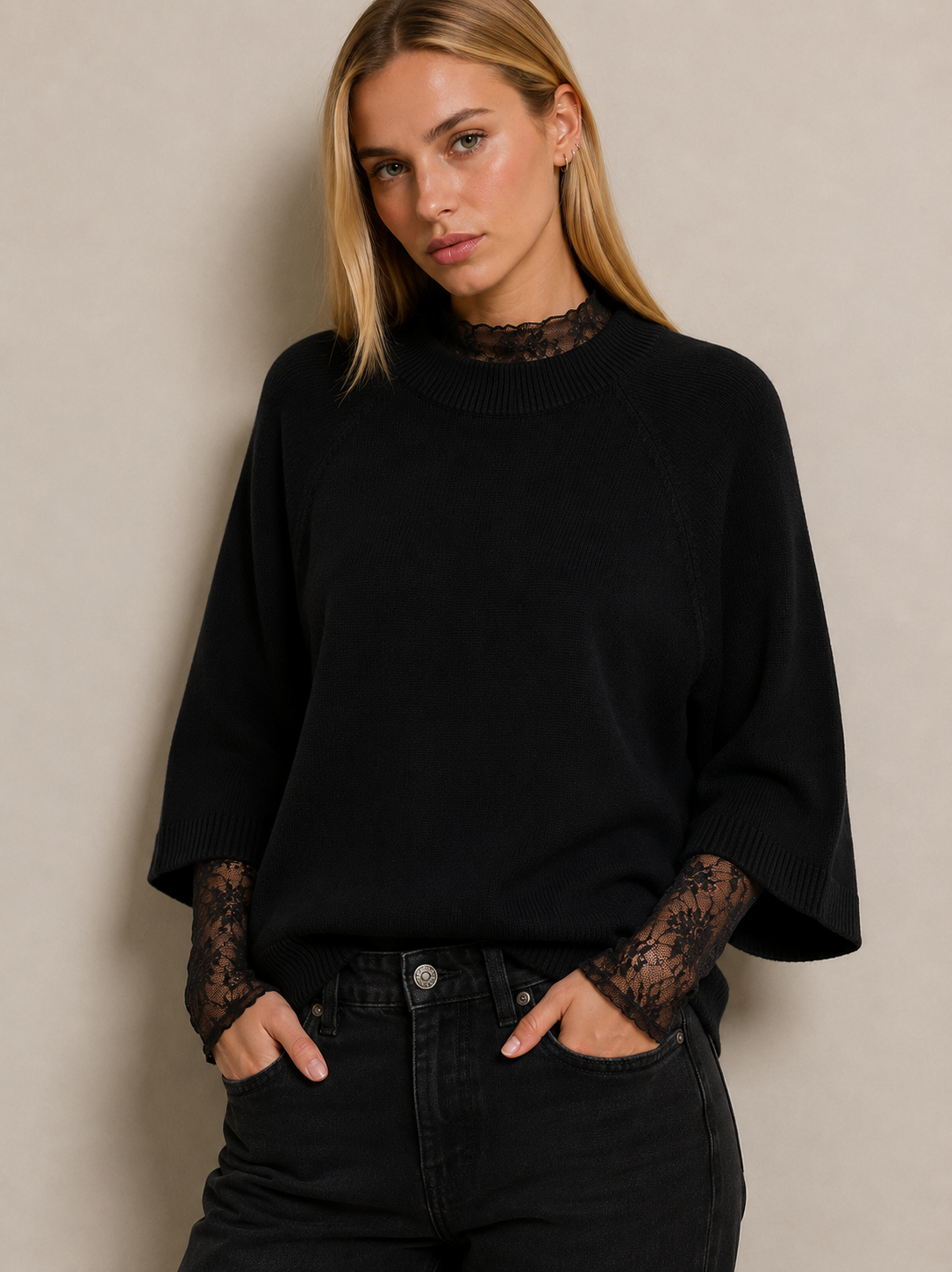 Top Lace | Black